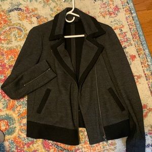 LAST CALL - Women’s J Crew Wool Blend Moto Jacket Size 4